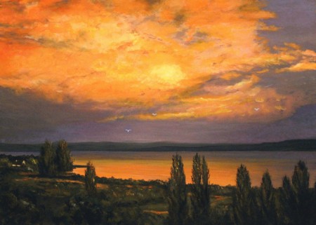 A Balaton egyik arca 50x70 cm